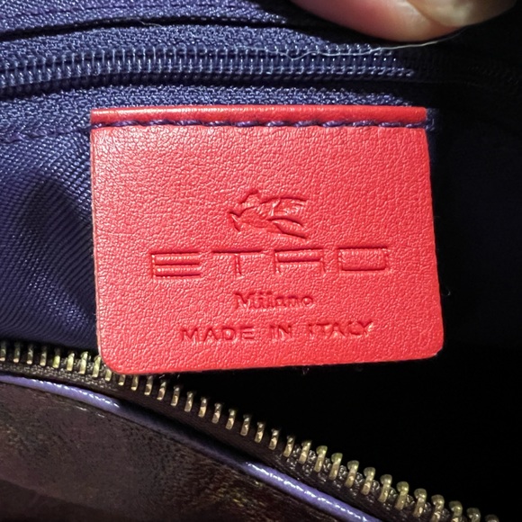 Authentic Etro Boston Bag Paisley Print - Picture 15 of 16